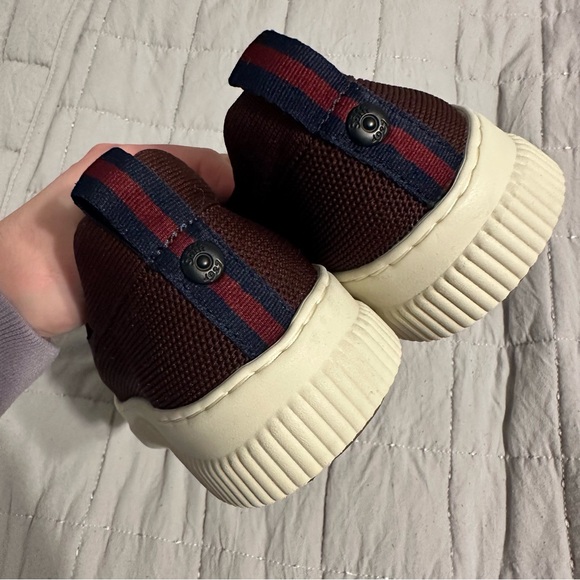 Womens Slip-On Sneakers - Brown - Picture 3 of 8